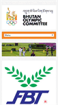 Mobile Screenshot of bhutanolympiccommittee.org